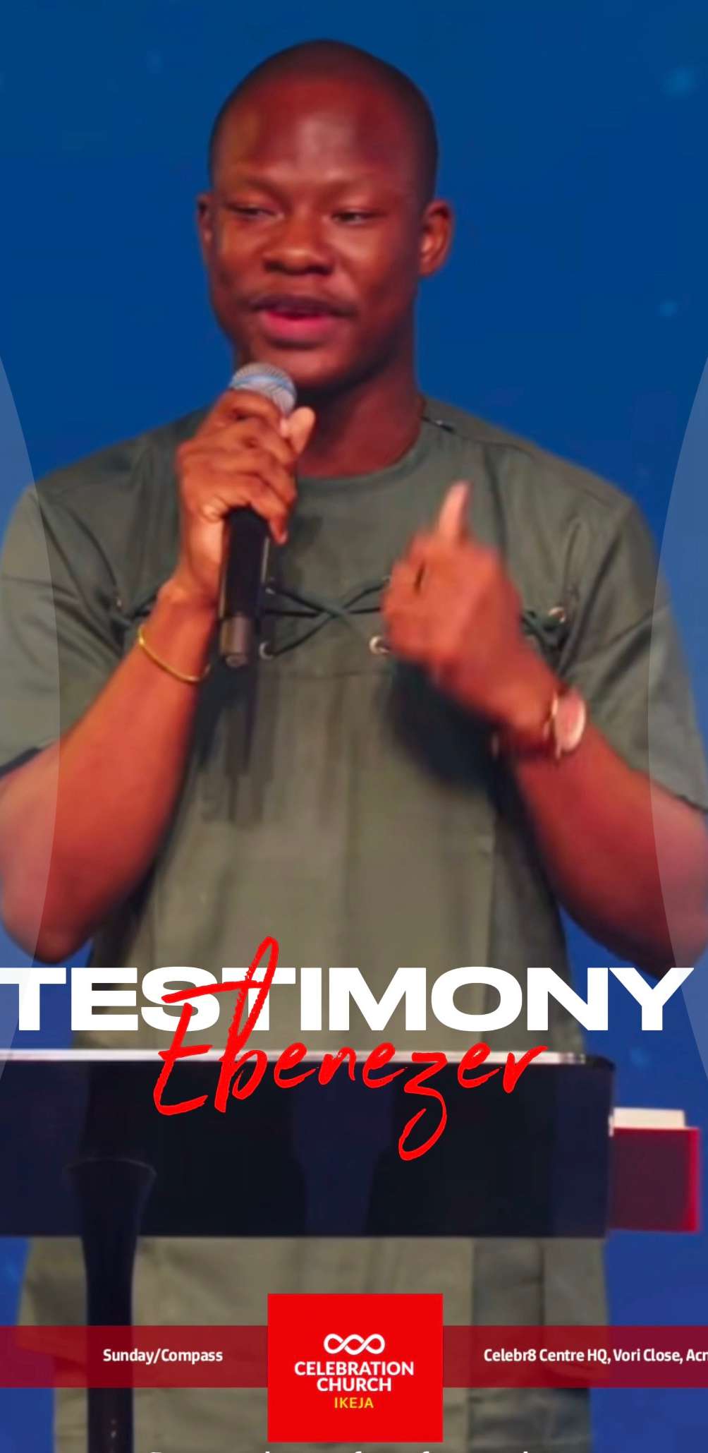 Testimony: Ebenezer, a reel produced end to end, 79.8K views and 11.6K likes.