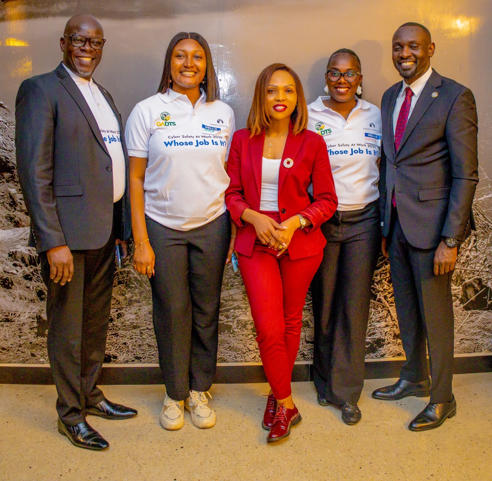 Grace with the Boron RiskGate team at the Kenya launch, Nairobi, September 2026.