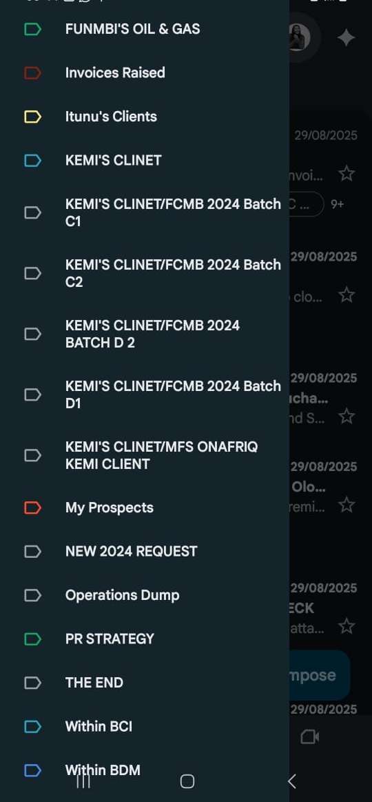 Email organisation